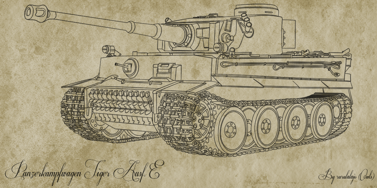 Tiger Line Art